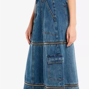 NWOT Transformer 98% COTTON Blue Denim Skirt